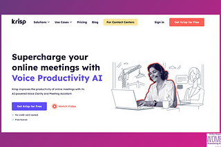 Krisp.ai: Stress-Free Meetings with Voice Cancellation