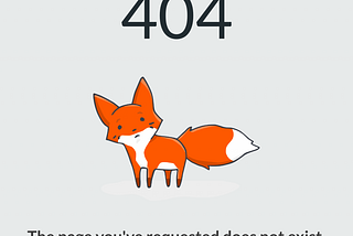 Patreon 404 fox