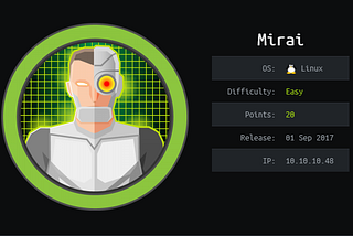 HTB Retired Box Walkthrough: Mirai