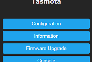 Tasmato API’s for Sonoff devices