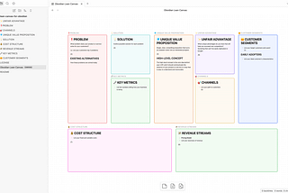 Lean Canvas Template for Obsidian