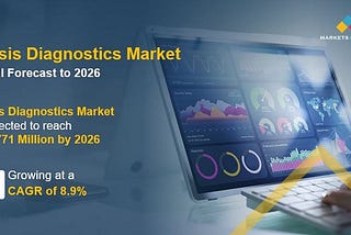 Sepsis Diagnostics Market is projected to reach $771 million, Globally, by 2026 at 8.9%
