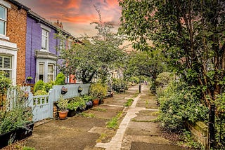 Sunset colourful Newcastle Street, Colour My World, Mandy Charlton, Photographer