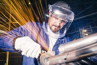 Face and Eye Protection for construction workers.