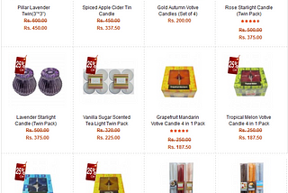 Make Your Ultimate Selection To Buy Perfect Diwali Candles Online