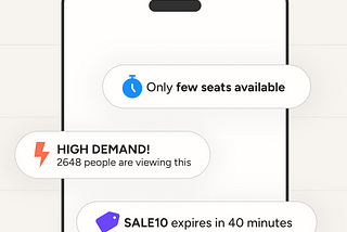 A phone screen with several urgent pop ups.