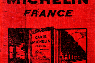 Early edition of the Michelin guidebook