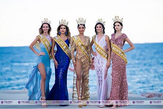 Five Crowned Winners of Miss Aura International 2022.