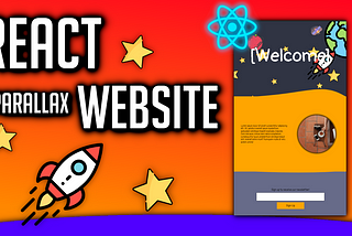 A React website made cooler with Parallax Web Design