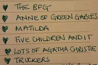 reading journey inspired by a tweet