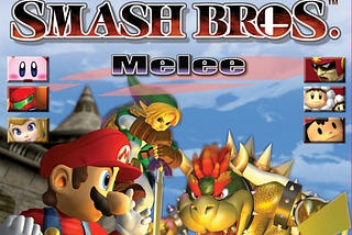 Super Smash Bros. Melee, a 2001 crossover fighting game for the Nintendo GameCube