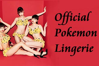 Pokémon Official Lingerie