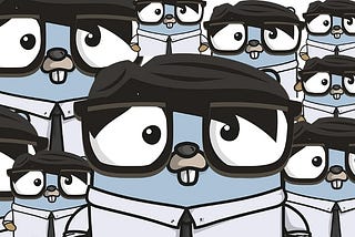 collage of golang gopher wearing glasses