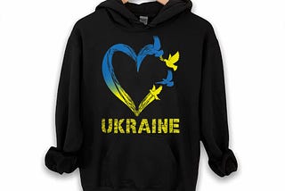 Ukraine Flag Heart Ukrainian Lovers T Shirt shirt — mizeshirt