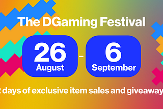 Announcing The DGaming Industry’s Most Diverse Sales Event Starting August 26th