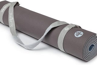 Manduka Yoga Commuter Mat Carrier - Eco-Friendly Cotton, Easy to Carry, Hands-Free, For All Mat Sizes, 68 x 1.5