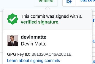 Signing Git Commits