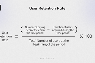 Customer retention rate formula