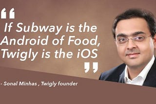 Twigly giving a run for money to Subway in Gurgaon