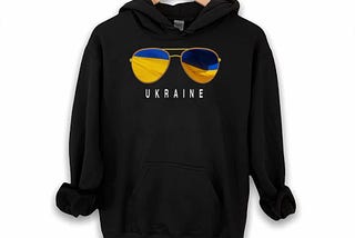 Ukraine Sunglasses, Ukraine Flag,Ukrainian Pullover Hoodie shirt — mizeshirt