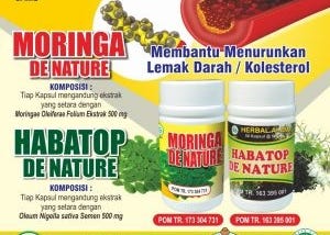 Moringa Habatop De Nature Asli Hanya Ada di Lapak Pusat De Nature 081282584553