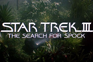 Opening credits of “Star Trek III: The search for Spock”