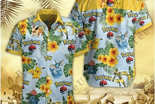 Embrace the Tropical Vibes with the Pokemon Hawaiian Shirt 2024