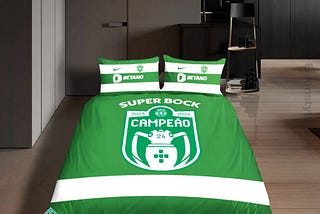 A Champion’s Slumber: Sporting CP Super Rock Campeao 2023–2024 Bedding Set