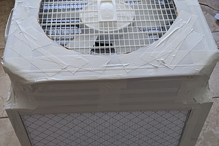 DIY air filter, aka Corsi-Rosenthal box