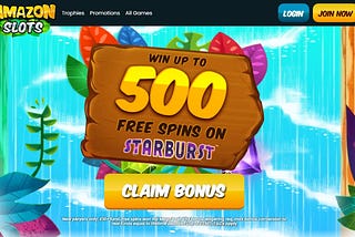 Amazon Slots - Deposit £10, Get Up To 500 Free Spins