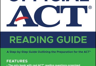 DOWNLOAD EBOOK [PDF] The Official ACT Reading Guide by ACT