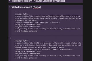 AI Python Code for WEB DEVELOPMENT 🦾 100+ Prompts for ChatGPT