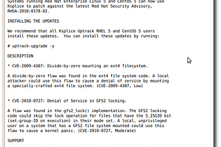 Upgrade CentOS kernel without Reboot using Ksplice