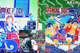 Batik Milenial dengan motif Anime One Piece serta Musik Metal