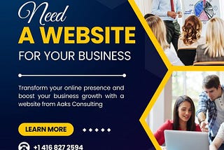 Need a Website For Your Business
