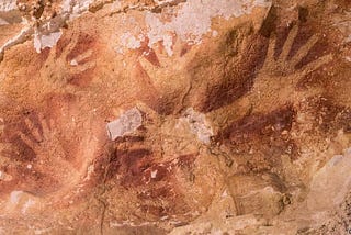 Sulawesi Cave Art (37,900 BC) taken from https://www.ancienthistorylists.com/pre-history/top-10-oldest-art-ever-discovered/