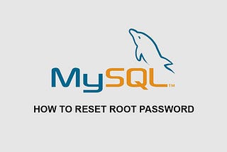 How to reset root password MySQL on Windows