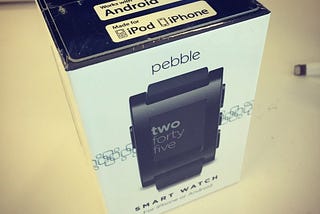 How I Came To Respect The Pebble And The Wearables Market