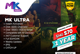 MK Ulta IPTV Subscription mkworld.us