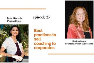 Best practices to sell coaching to corporates