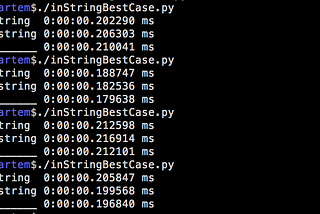 How bad is Python ‘in string’ search