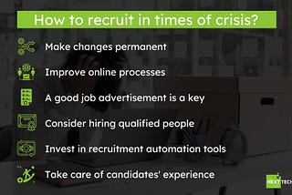 Recruitment in Times of Crisis — 6 Tips for Employers