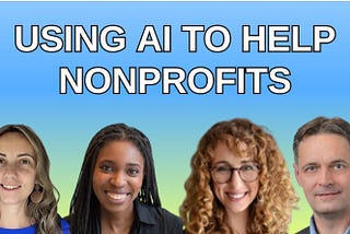 Using AI to Help Nonprofits: Good360 & Salesforce