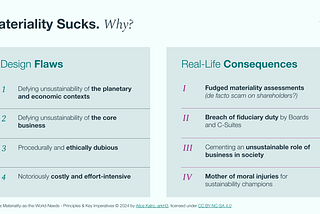 Materiality sucks. How can we upgrade it to a business strategy tool?