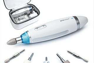 Prorelax 41540 Set de manucure/pédicure PERFECT | Femmes/Hommes | Soin professionnel des mains et des pieds pour la maison et les déplacements | 5 embouts de haute qualité en acier chirurgical