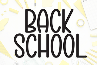 Back School Font