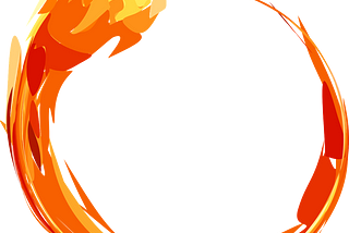Image of a fireball similar to the Firebase logo