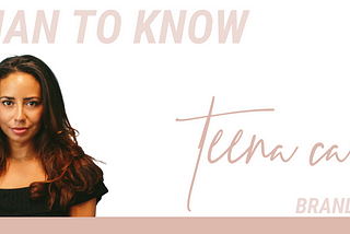 A WOMAN TO KNOW: TEENA CARDOZO — BRAND MUNKI