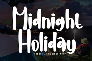 Midnight Holliday Font