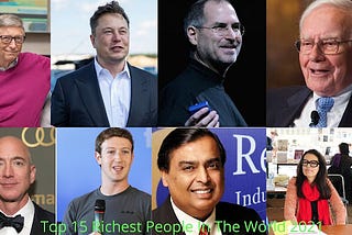 Top Richest People In The World 2021